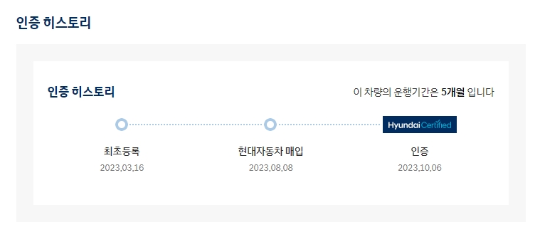 차량 기본 옵션 및 선택 옵션 상세 내역