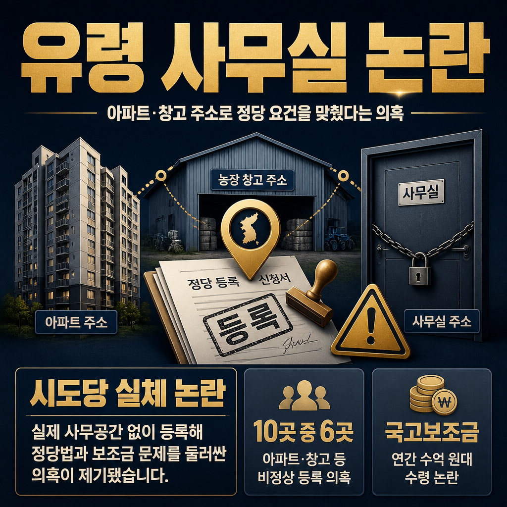 유령 사무실 논란