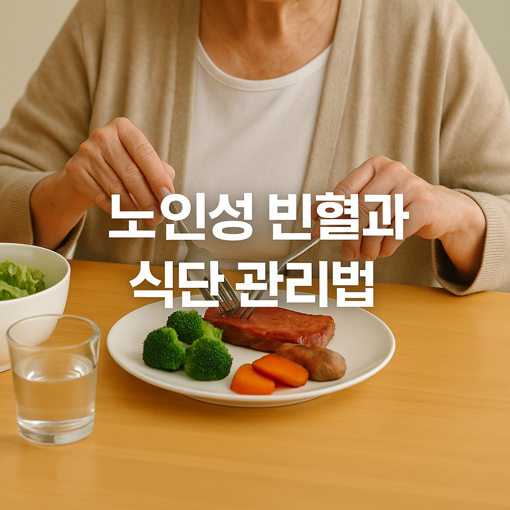 50대 이후 꼭 알아야 할 ⚠️ 노인성 빈혈의 원인과 식단 관리법