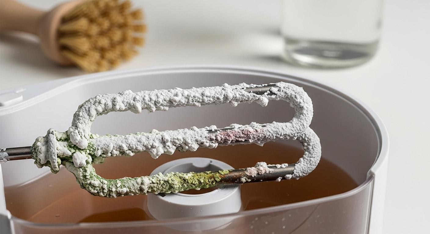 가열식 가습기 석회 청소