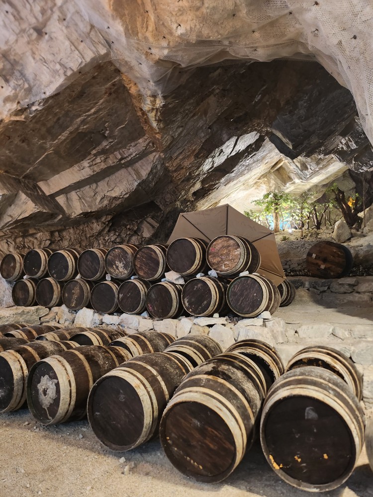 동굴 와인 창고