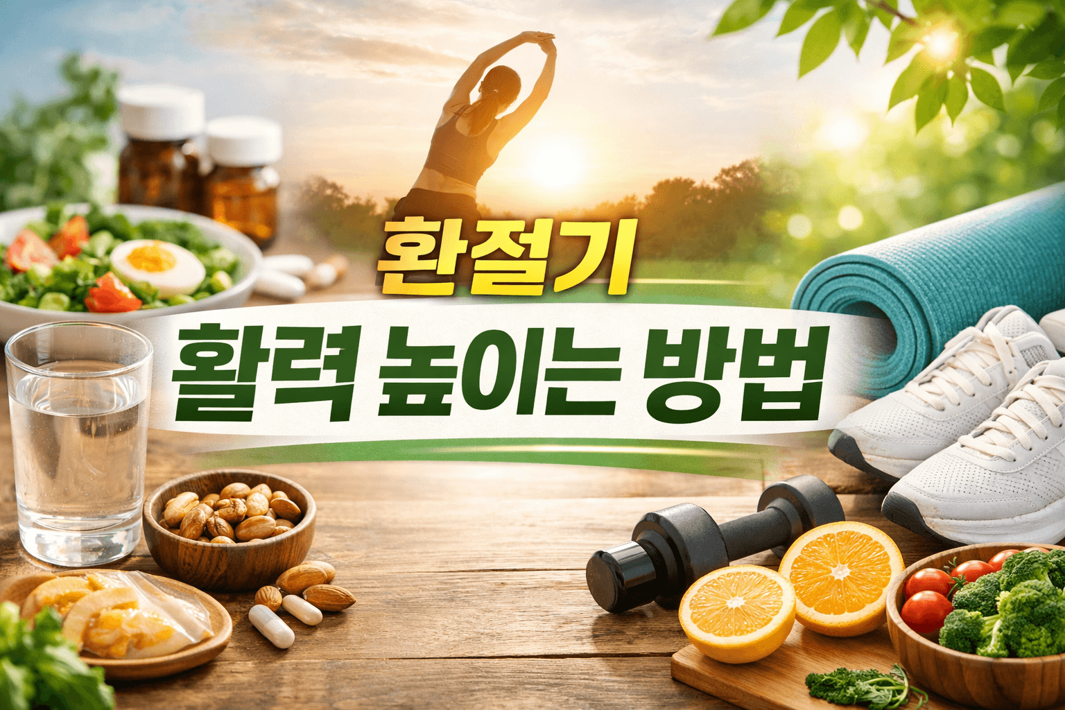 환절기 활력 높이는 방법 + 피로 개선 식단과 생활 습관 완벽 가이드