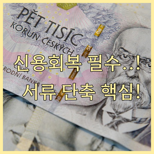 신용회복위원회 방문 전 토스 조회로 ..