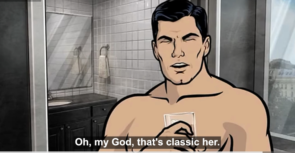 Oh, my God, that's classic her