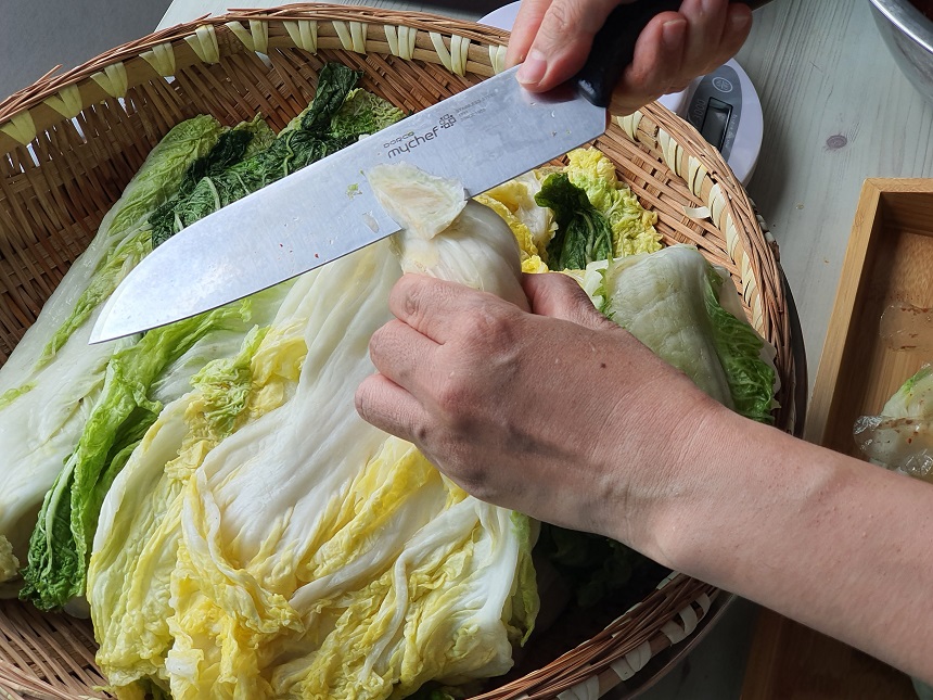여름배추김치 담그기