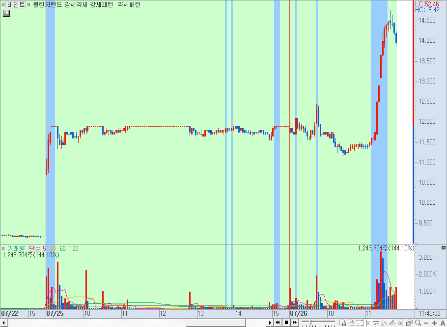 강세약세 차트 1)