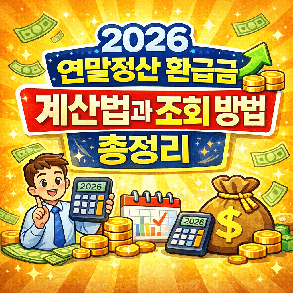 2026 연말정산 환급금 계산법과 조회 방법 총정리