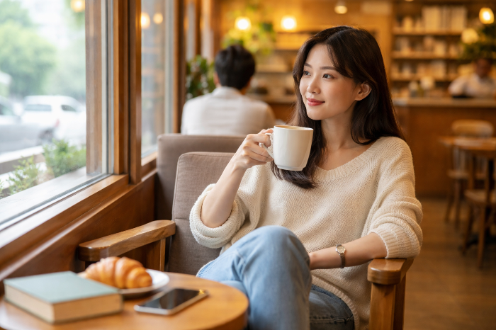 재방문한 카페 이용자