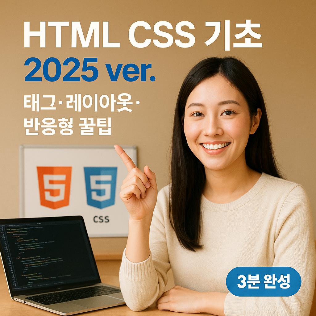 HTML CSS 기초 2025 ver. 태그·레이아웃·반응형 꿀팁