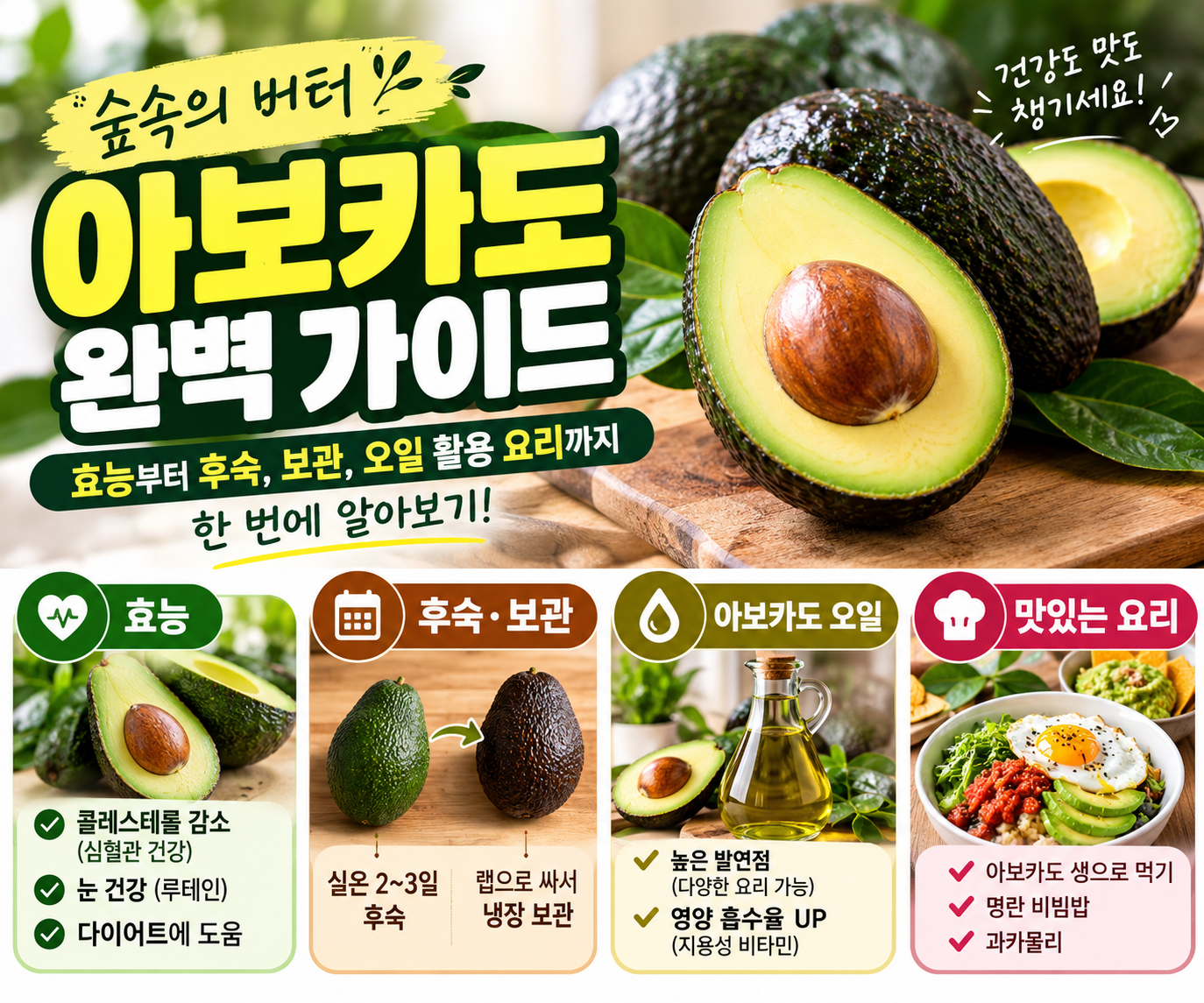 아보카도 완벽 가이드