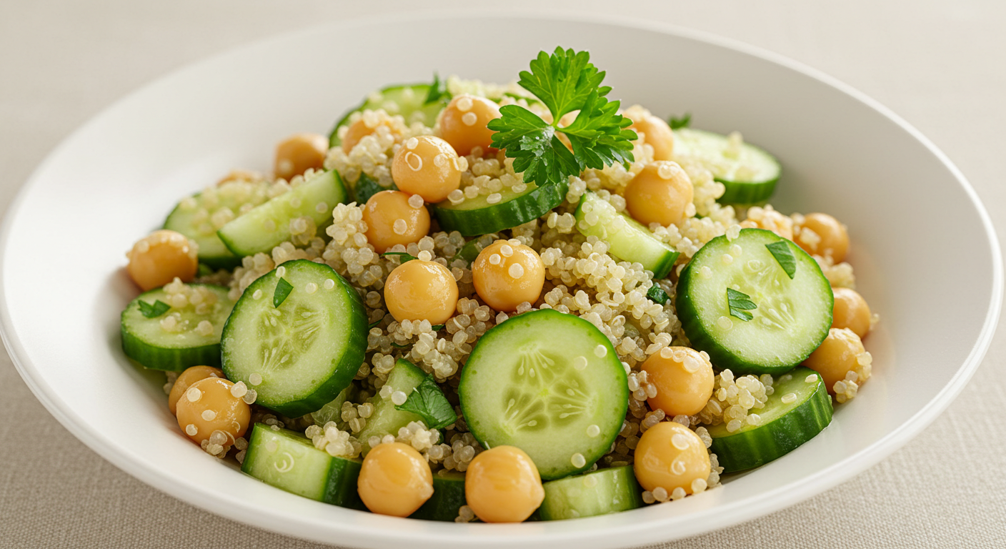 여름 더위에 지치지 않는 저칼로리 식단 퀴노아샐러드