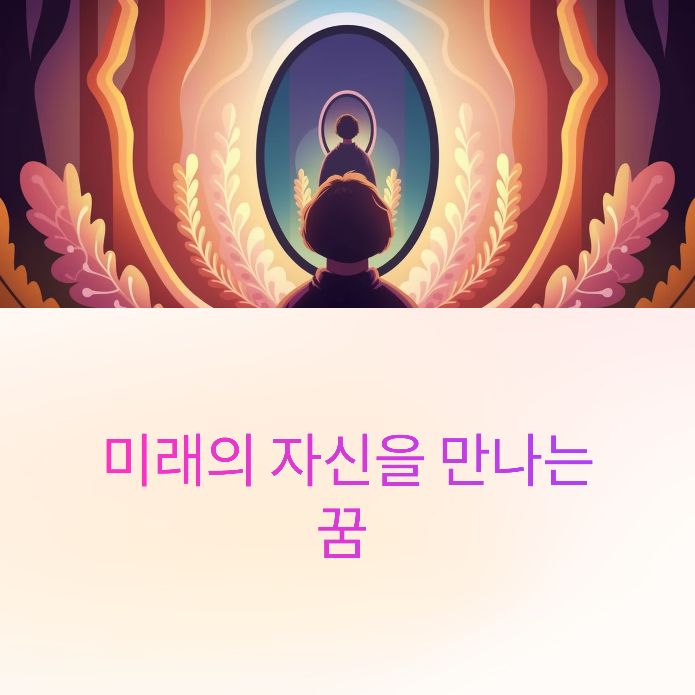미래의 자신을 만나는 꿈