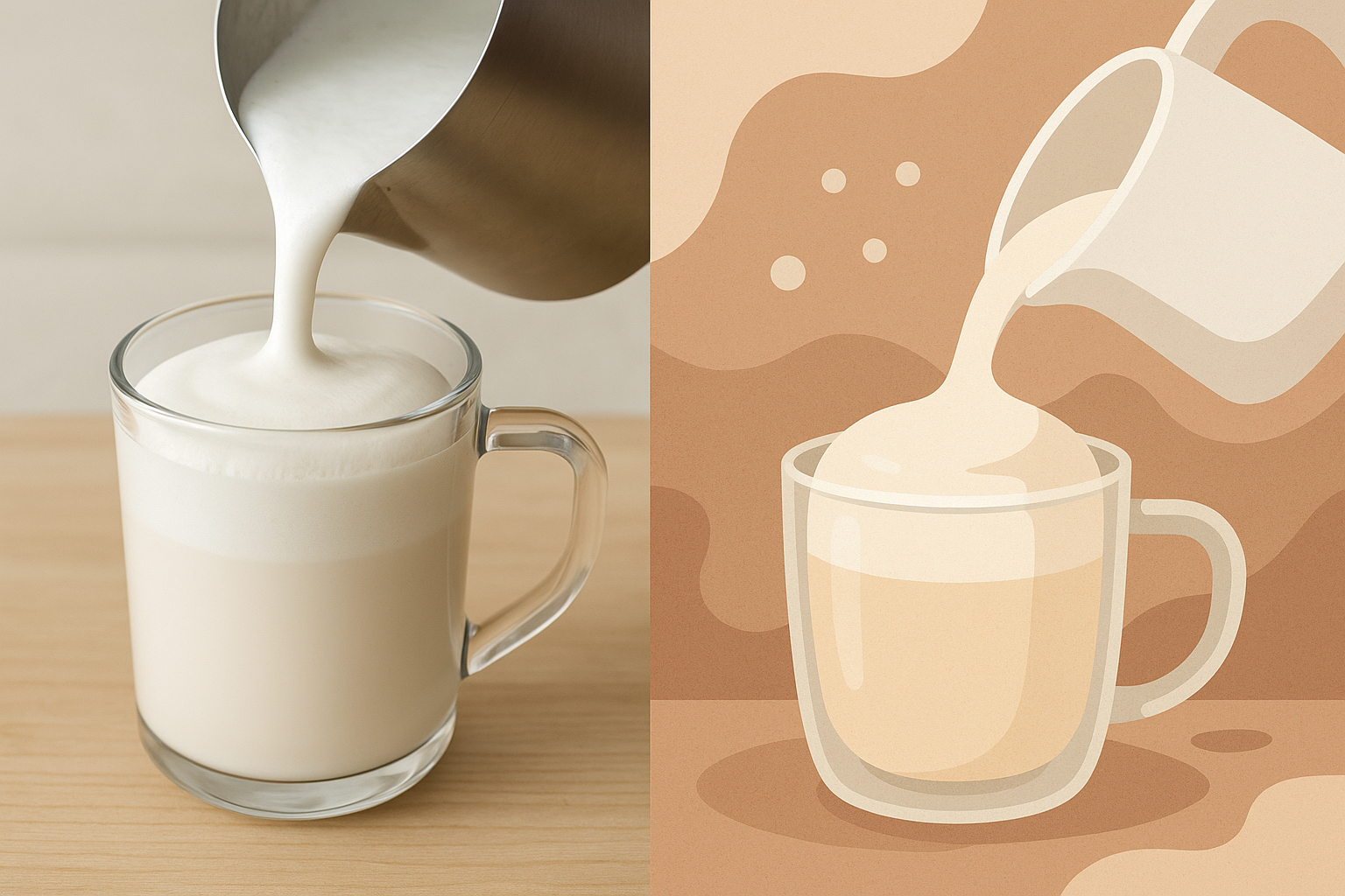 밀크폼 만드는 법