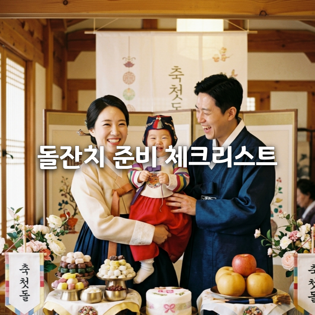 돌잔치 준비는 언제부터 3개월 전부터 챙기는 돌잔치 체크리스트