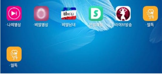 공격자 서버에서 내려받은 앱목록