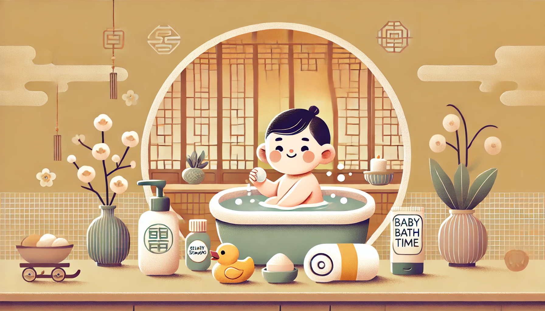아기 목욕 시간: 올바른 목욕 방법과 제품 선택