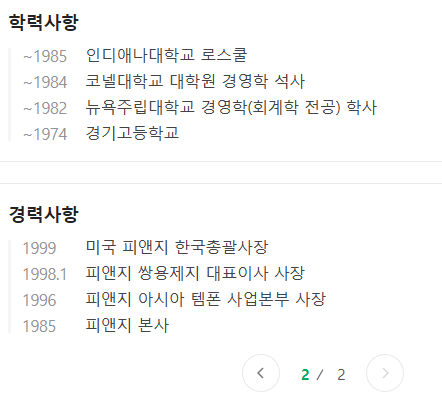 차석용 이력 1