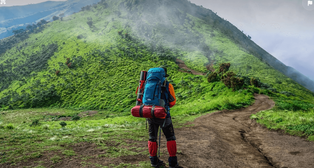 배낭 여행 하는 사람