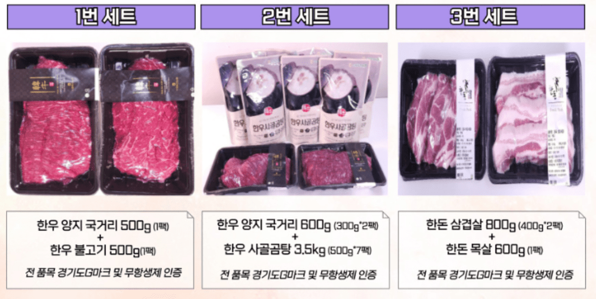경기도 맘튼튼 축산물 꾸러미 지원 신청 방법 지원 내용