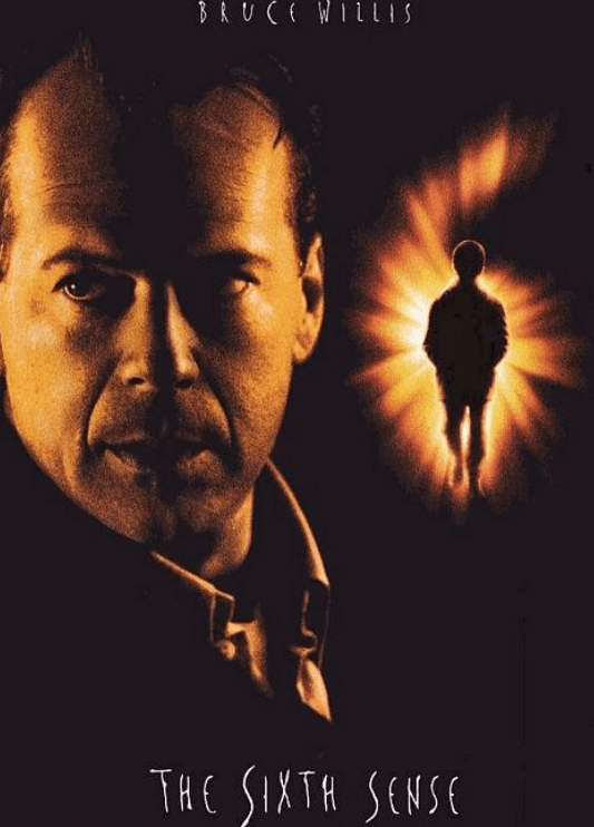 식스센스 영화 포스터, 주인공 부르스 윌리스
