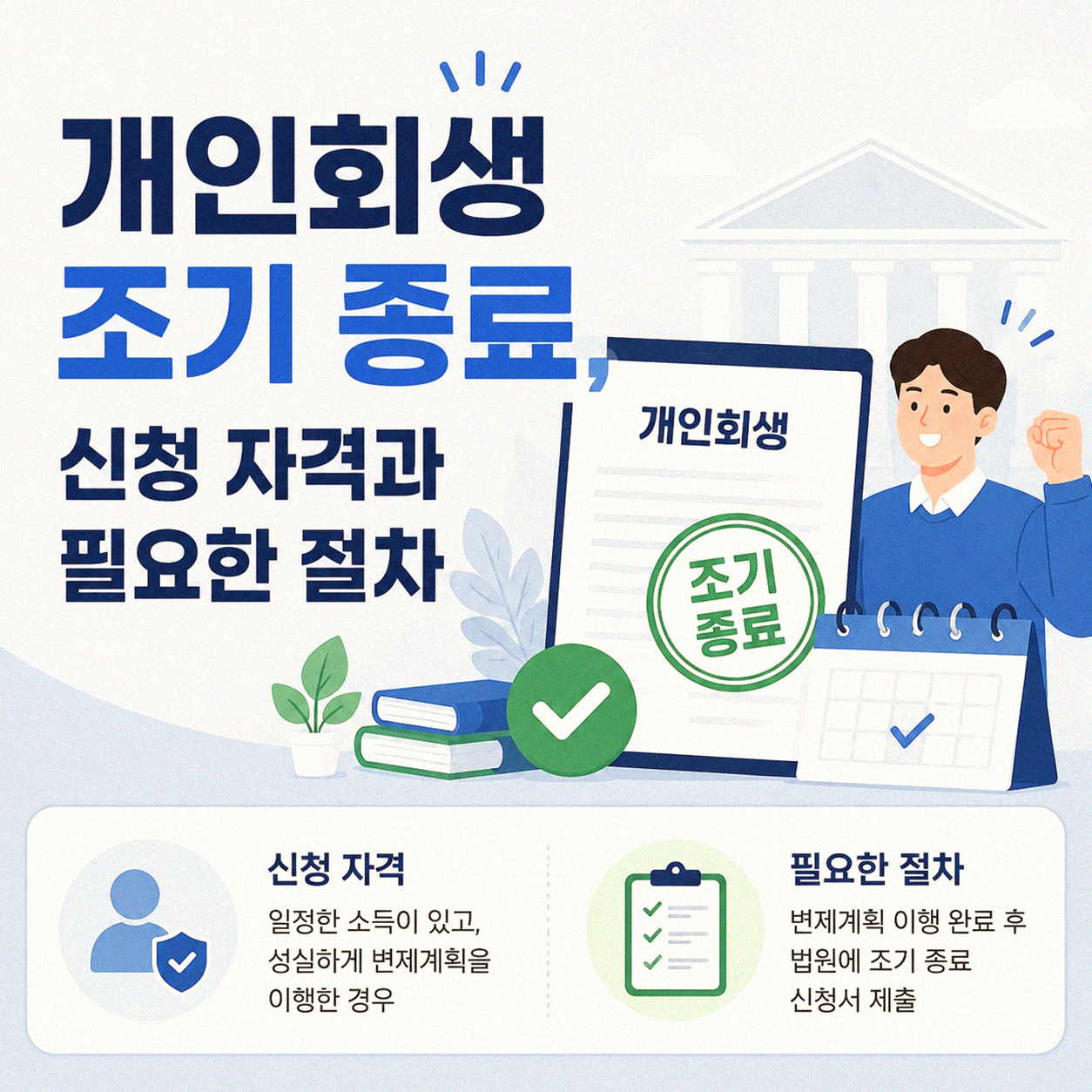 개인회생 조기 종료, 언제 어떻게 가능할까요?
