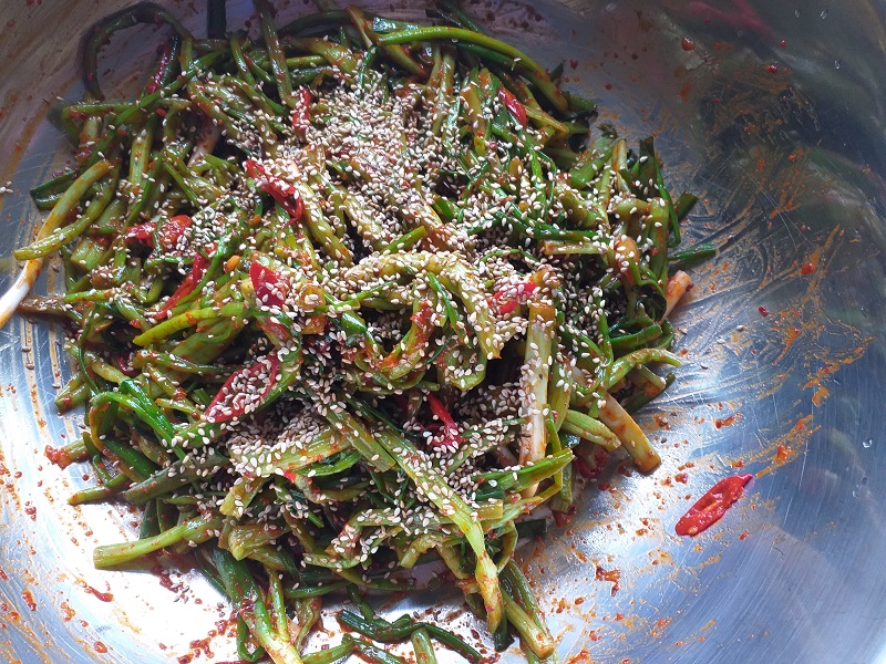 미나리김치 담는 법