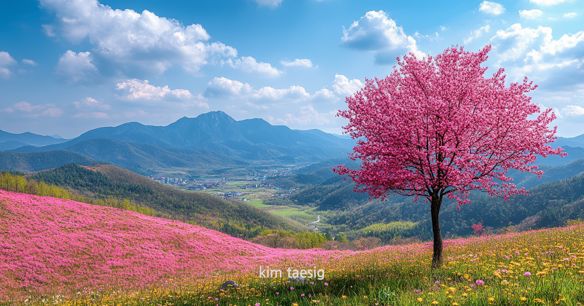 공작산의 사계절