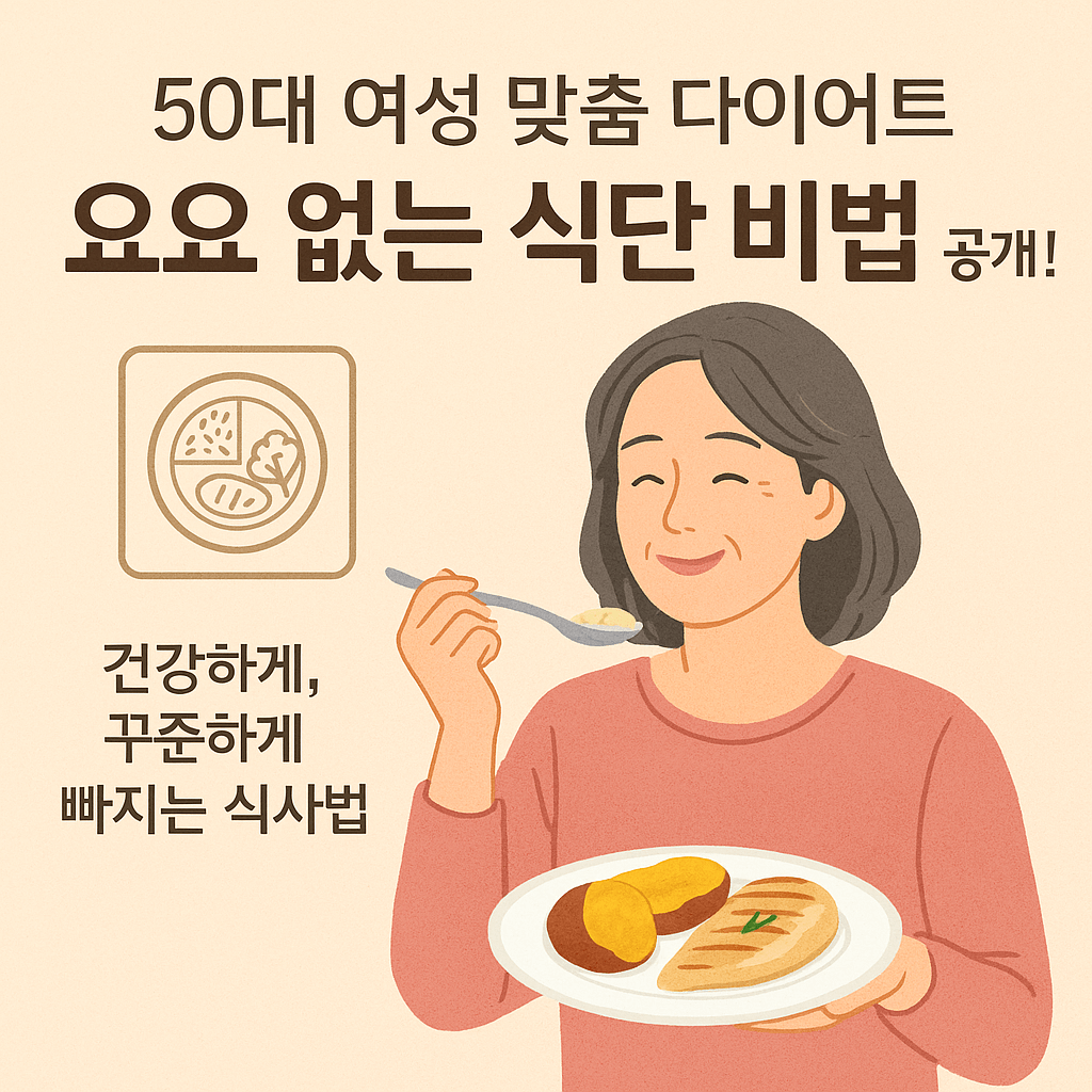 50대 여성 맞춤 다이어트