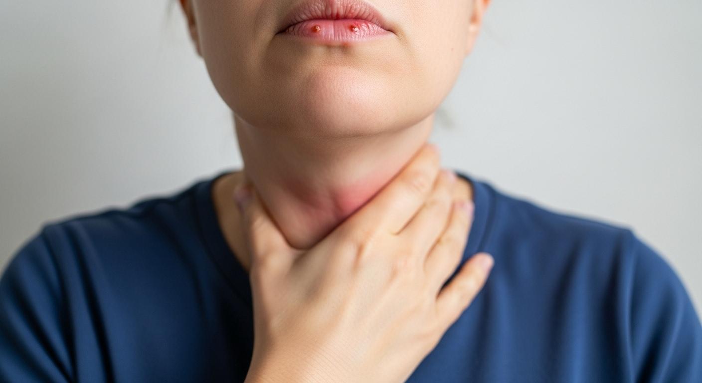 냉방병 목 칼칼