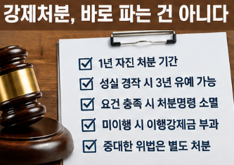 농지 강제처분, 적발되면 바로 파는 것은 아니다