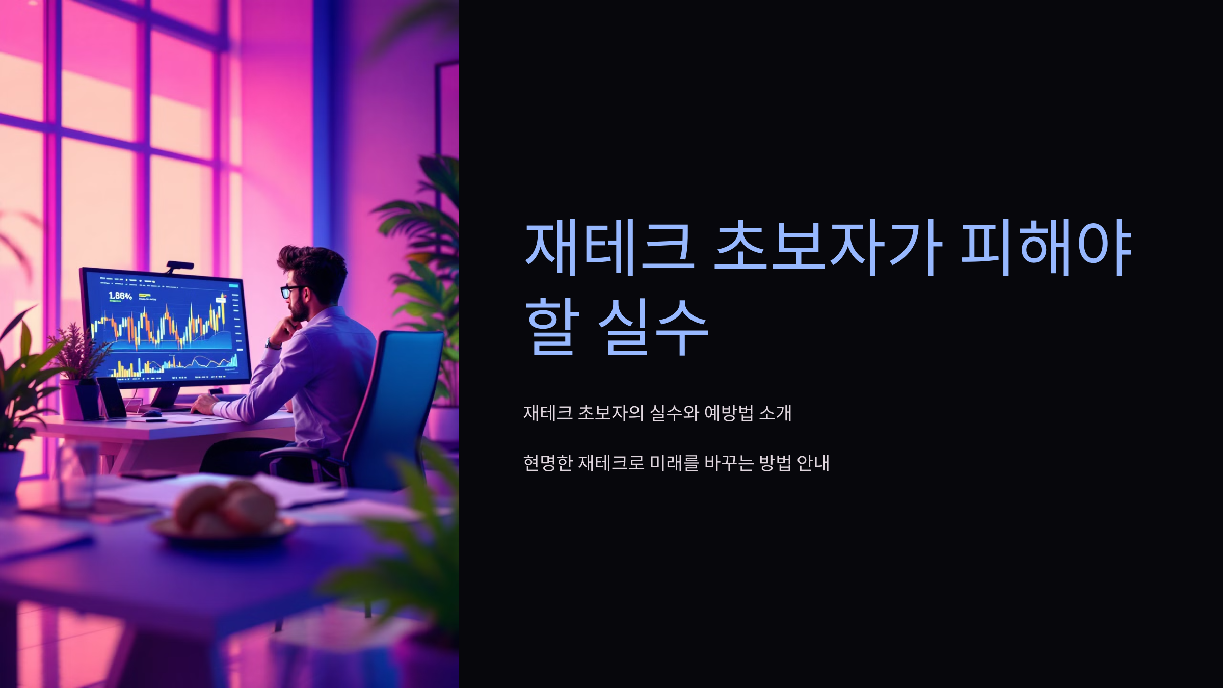 재테크 초보자가 피해야 할 실수