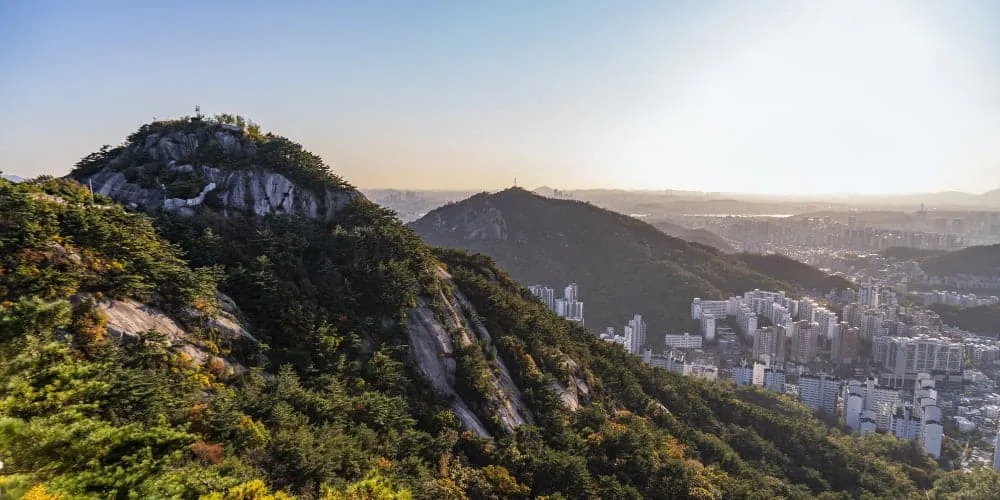 인왕산 등산코스 둘레길 숲속쉼터 기차바위 지도_3