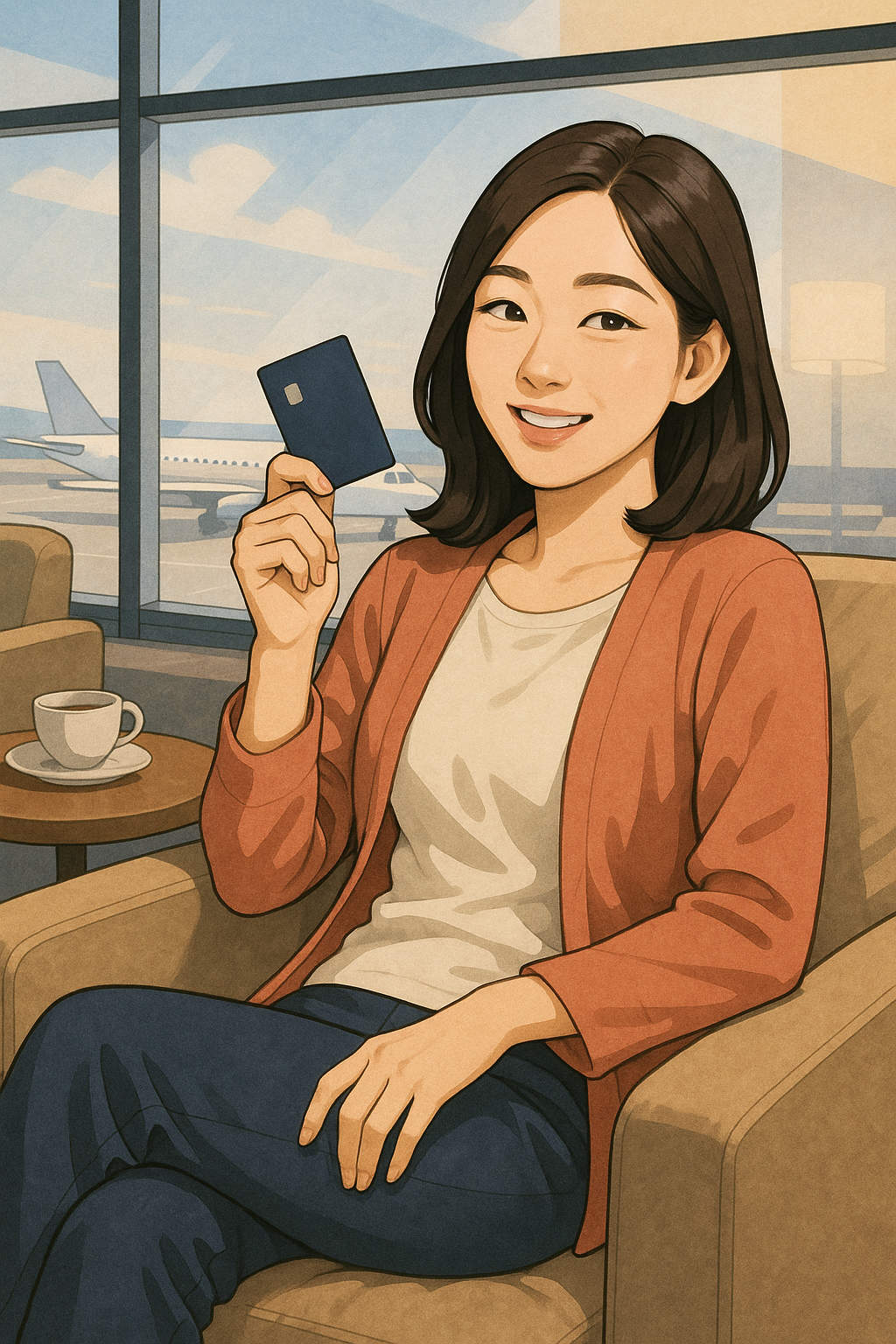 공항 라운지 카드