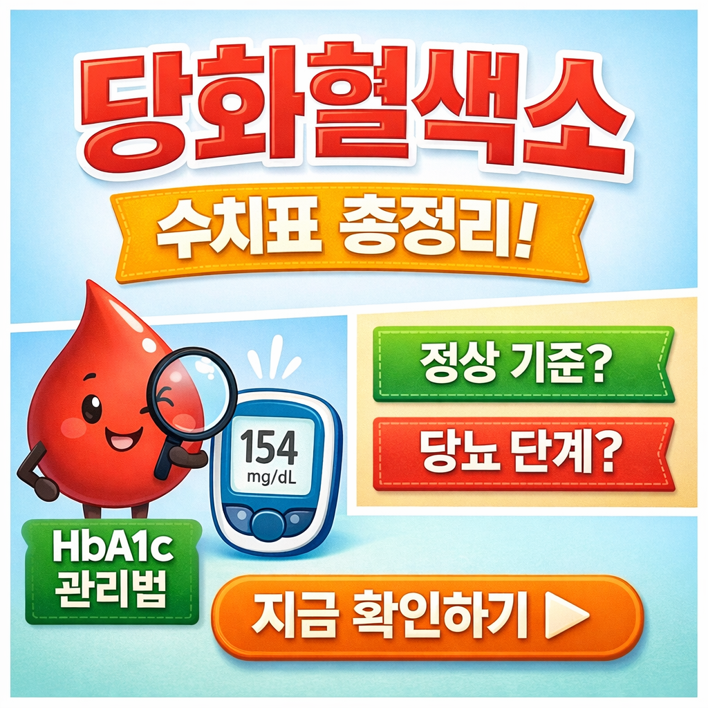 당화혈색소 수치표