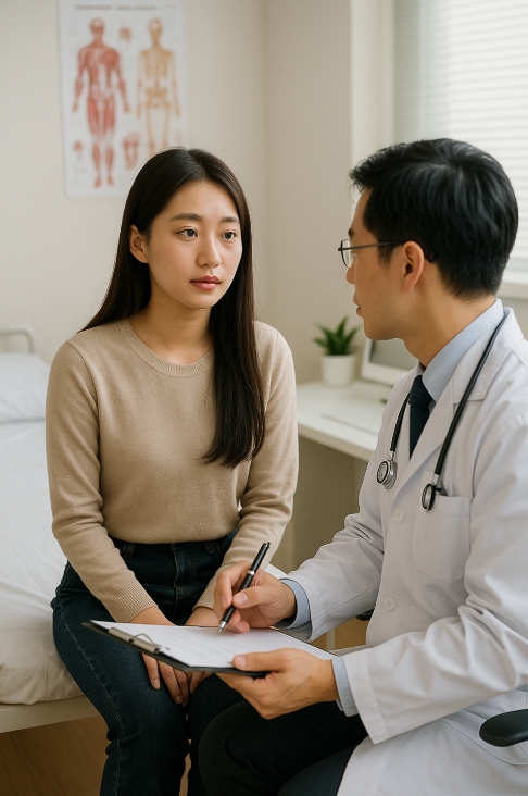 진료 관련 자료 사진