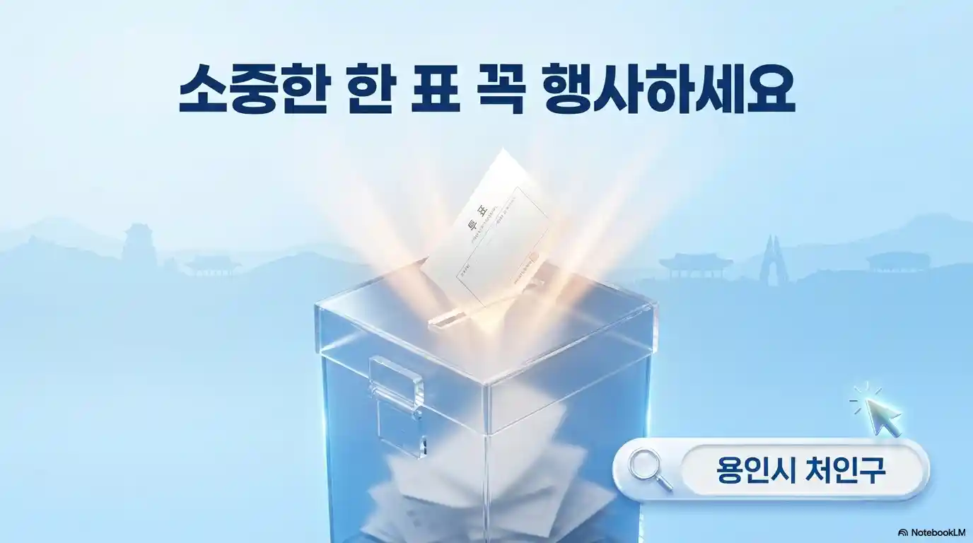 소중한 한표 꼭 행사하기-용인시 처인구