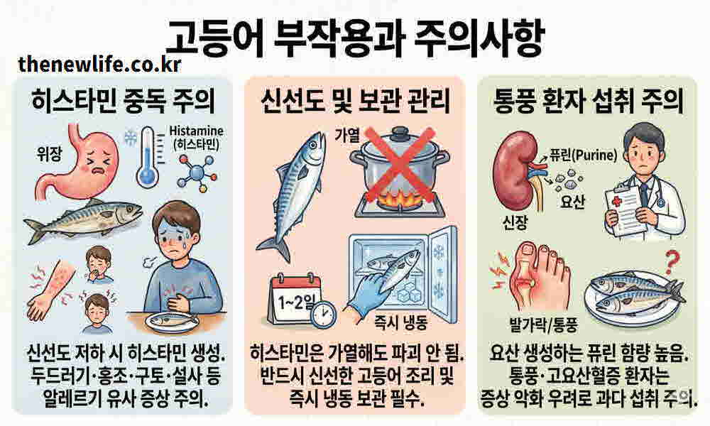 고등어 효능 부작용