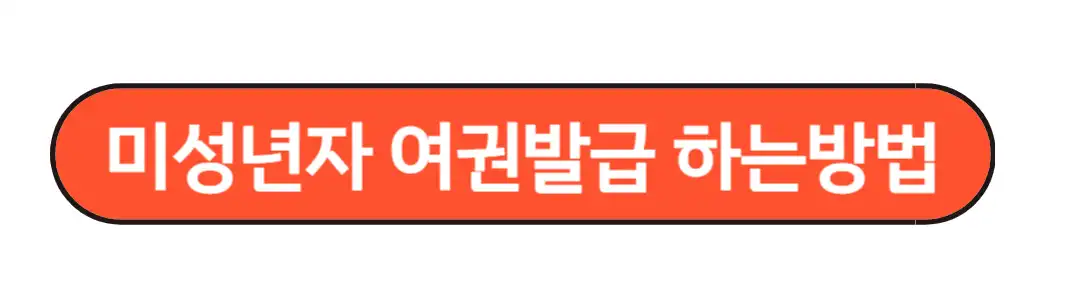 미성년자여권발급