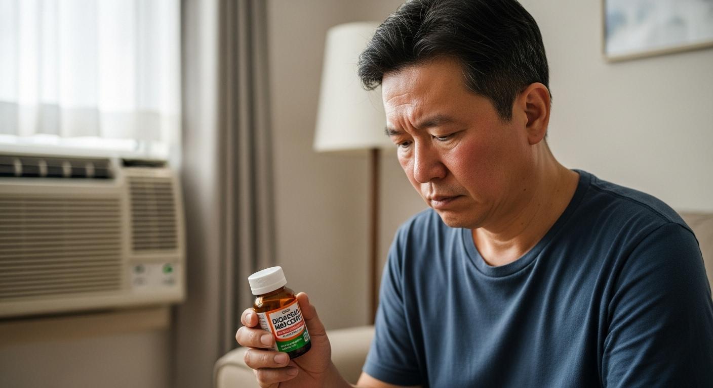 냉방병 설사 약