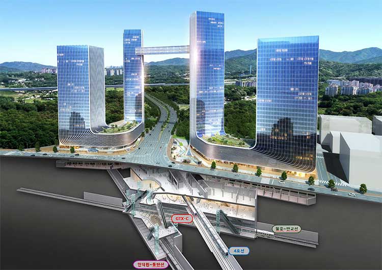 인덕원 복합환승센터 조감도