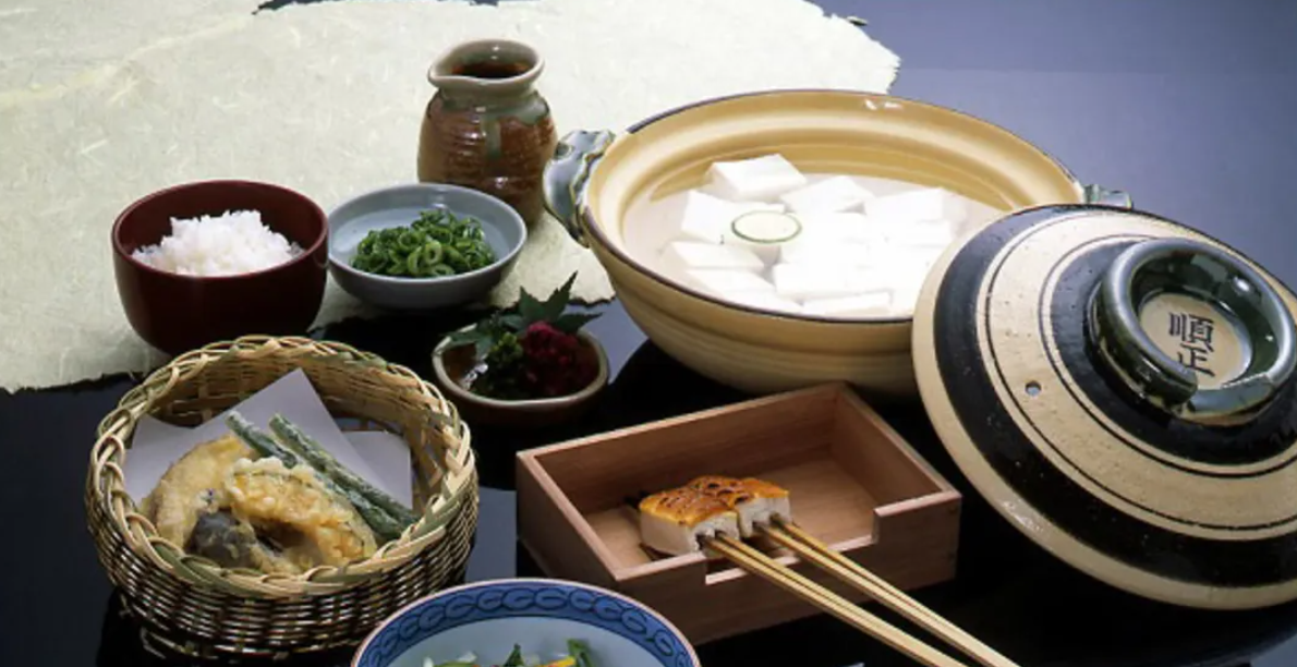 쿄토 유도후(두부 요리) 정식 사진