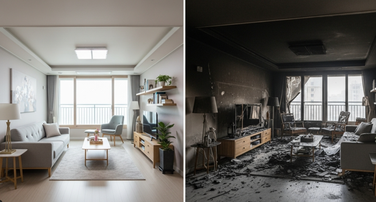 화재 인테리어 복구