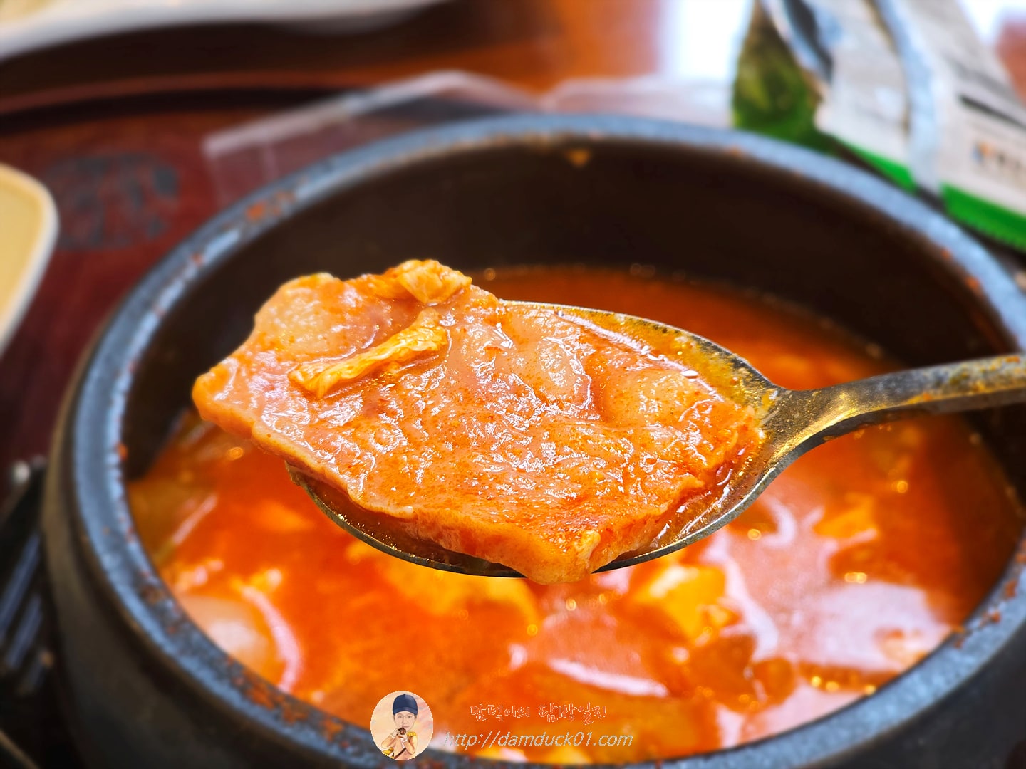찌개정식(햄치즈순두부찌개)