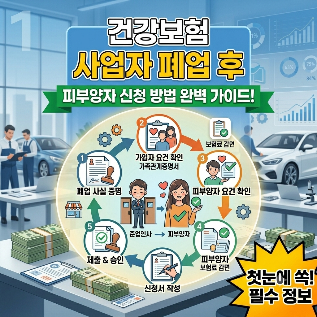 건강보험-사업자 폐업 후 피부양자 신청하는 방법-리브워크