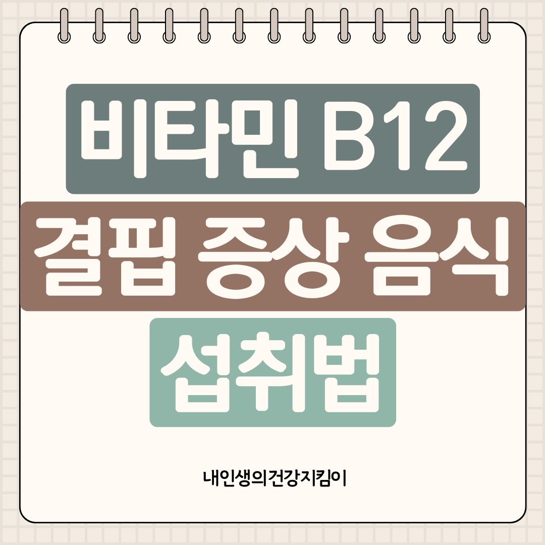 비타민 B12 결핍 증상 음식 ❘ 채식주의자가 꼭 알아야 할 섭취법