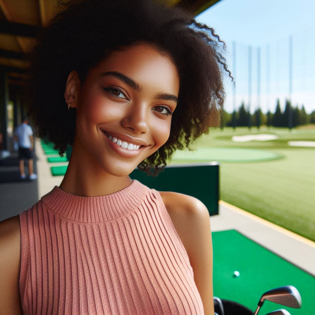 실외골프연습장 배경