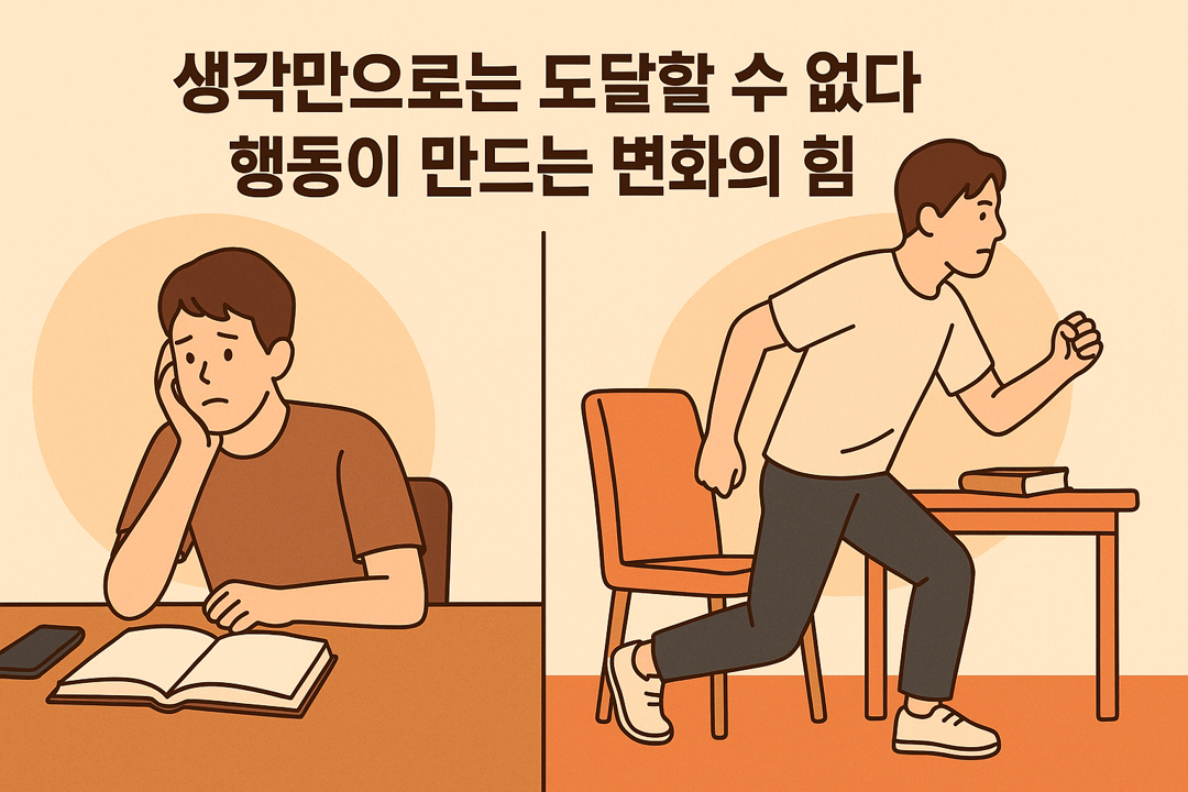 물리적으로 가까워도, 움직이지 않으면 도착할 수 없다