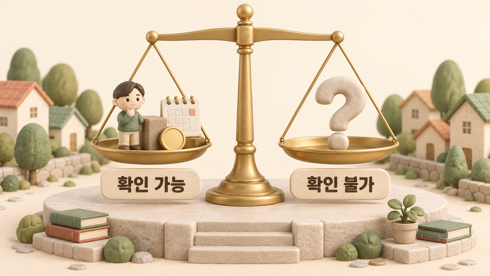 확인할 수 있는 것과 없는 것