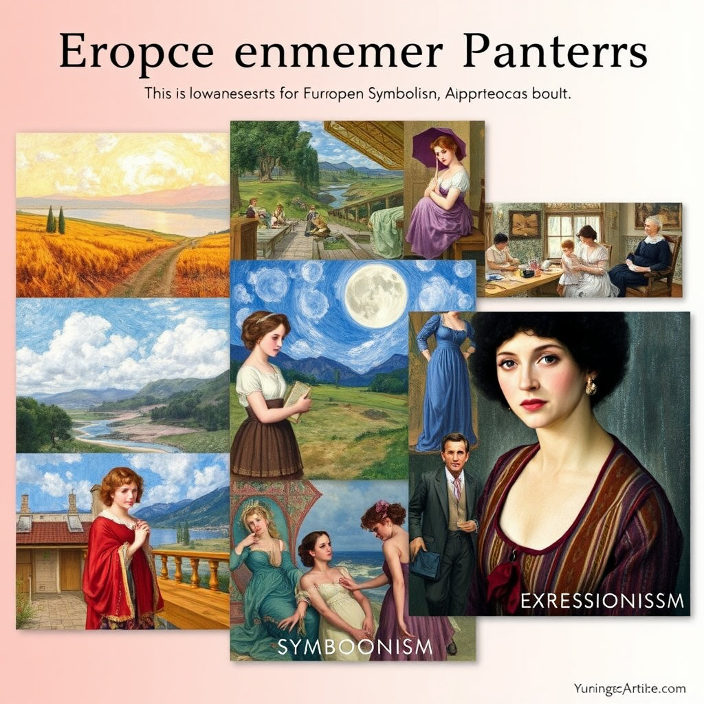 여성 선호 화풍별 유럽 화가 정리 (인상주의, 상징주의, 표현주의)