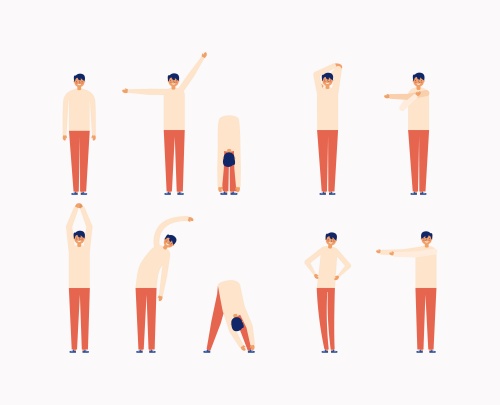 적절한 스트레칭